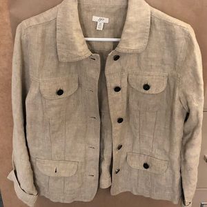 J Jill linen jacket SP